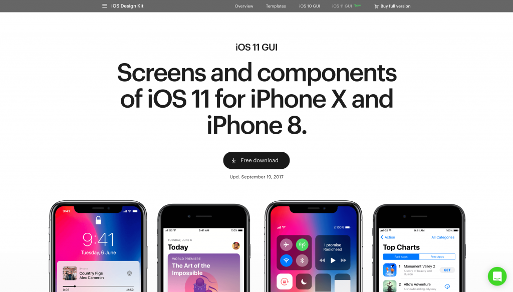 Ios 11やiphone Xのsketch用デザイン素材まとめ Web Design Trends