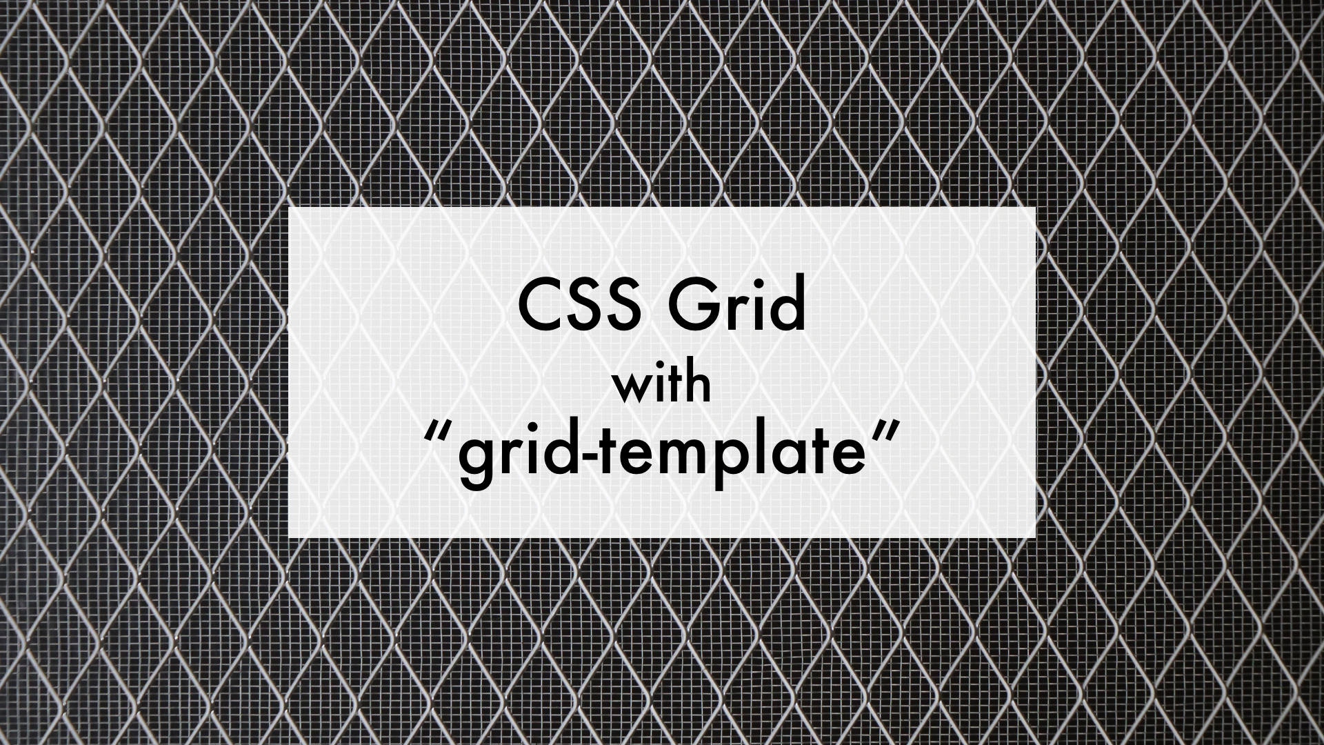 Grid Templateを使えばcss Gridが簡単に扱える Web Design Trends